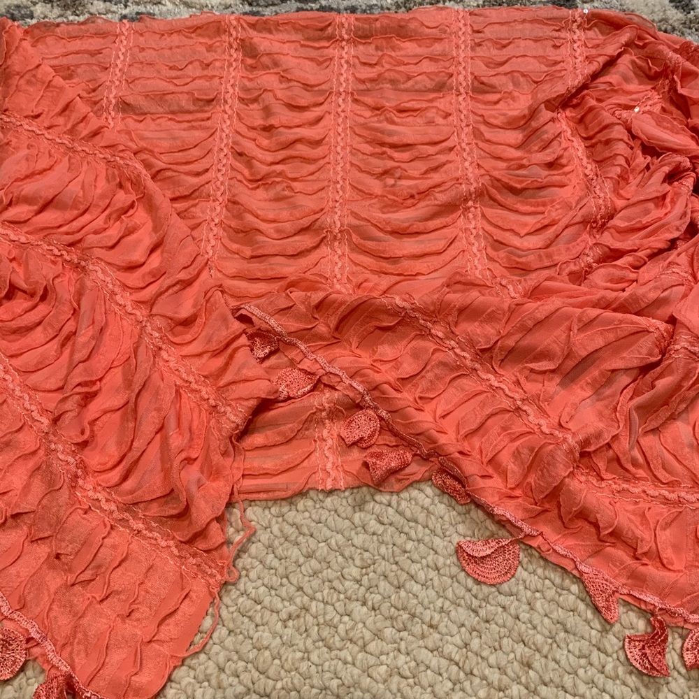 Jersey embroidery Shawl